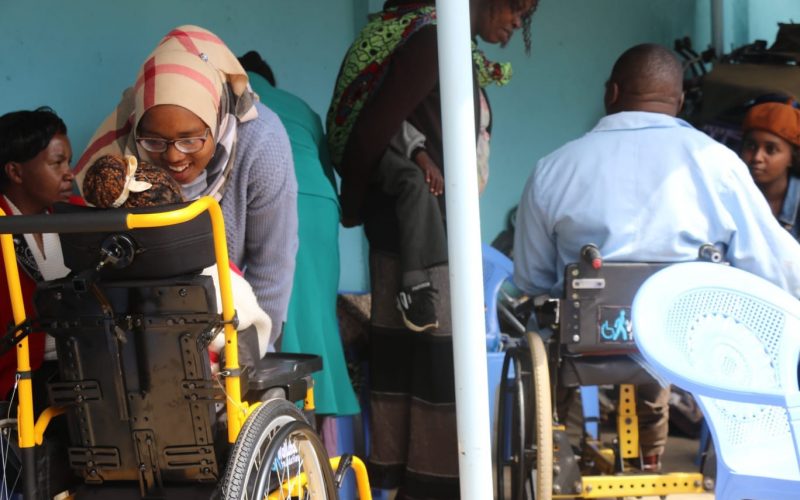 Issuance wheel chairs to children and adults living with disability 1