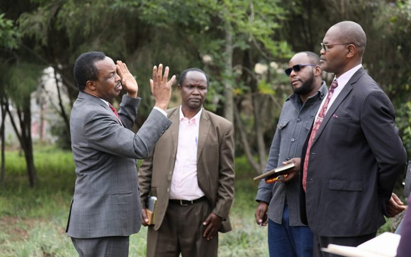 Transfer of the Ol’Kalou library to the County Government by the Kenya National Library Service 2