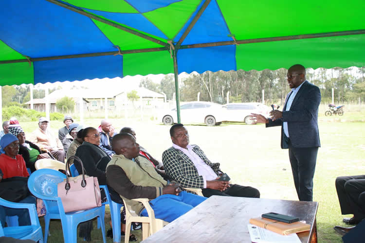 ownership documents verification exercise for 67 plots, ahead of the formal issuance of title deeds to residents of Rurii Ward 1